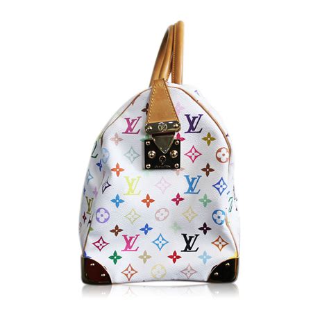 used white louis vuitton bag|white louis vuitton duffle bag.